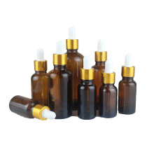 5ml 10ml 15ml 20ml 30ml 50ml 100ml amber color glass serum bottle with dropper